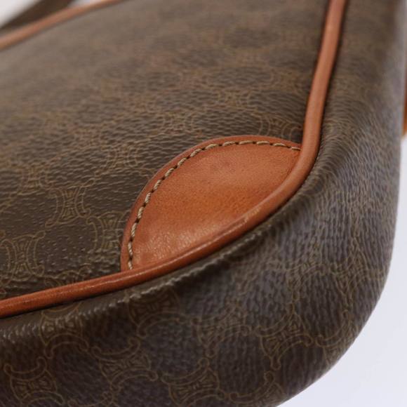 CELINE Macadam Canvas Shoulder Bag PVC Brown Auth ep3998 - Picture 13 of 16